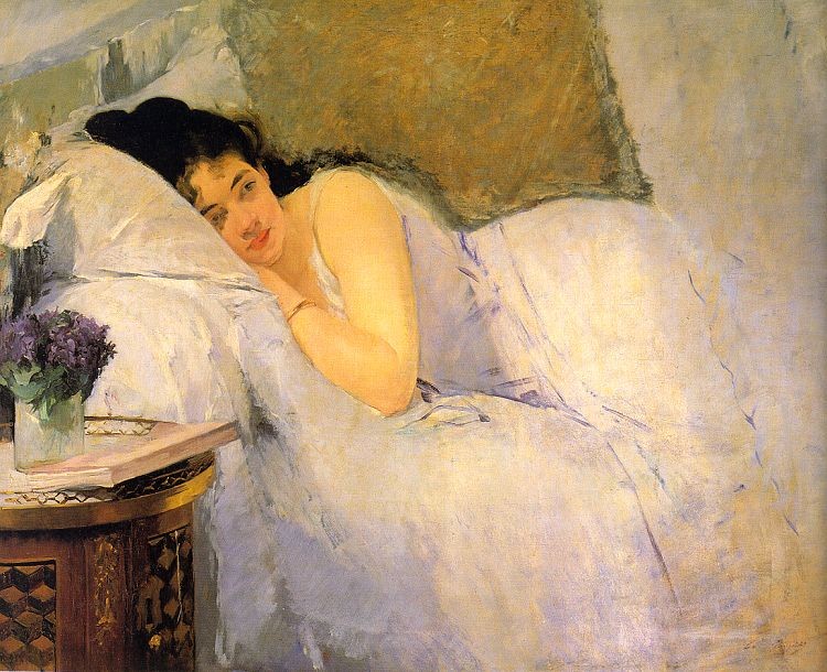 Woman Awakening by Eva Gonzales