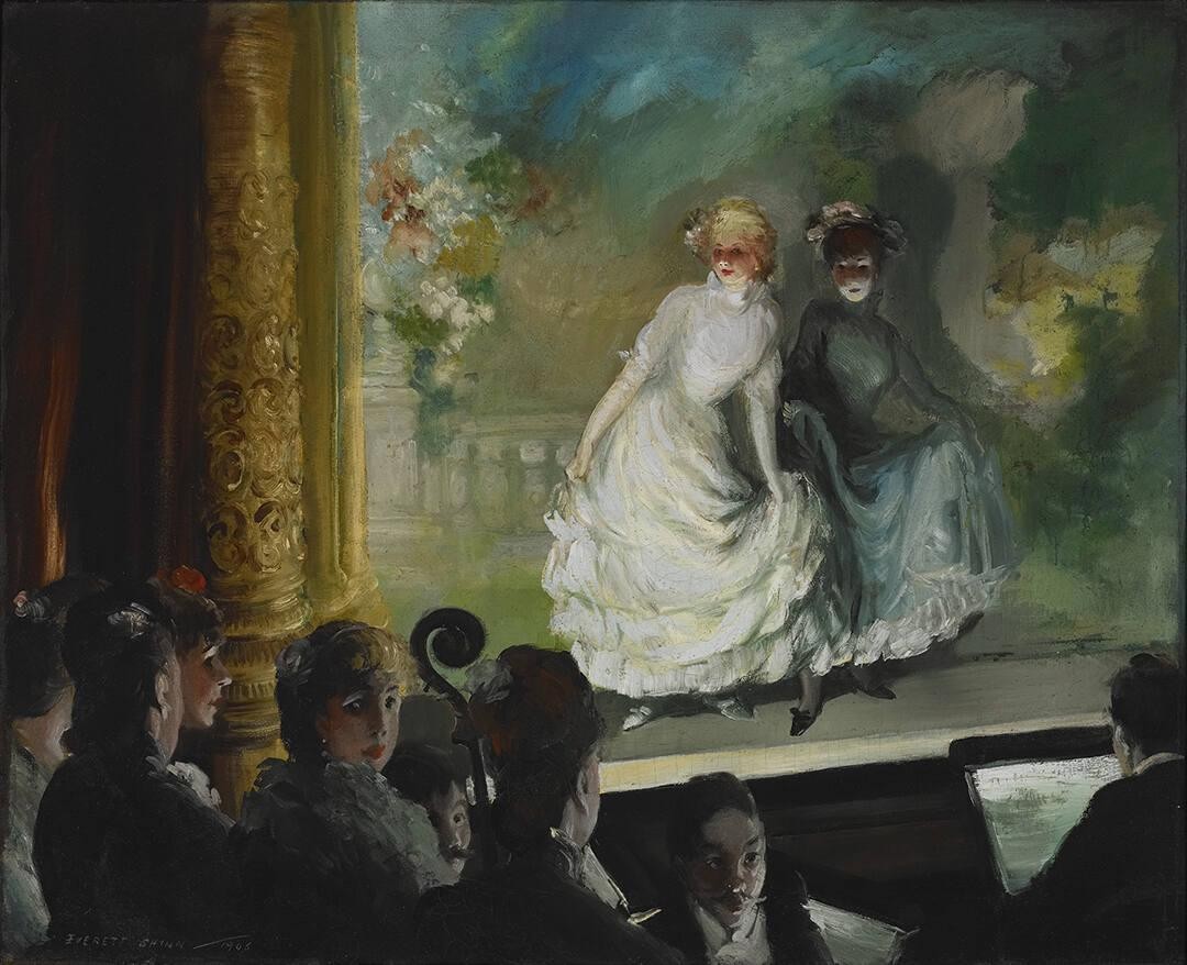 A French Music Hall by Everett Shinn