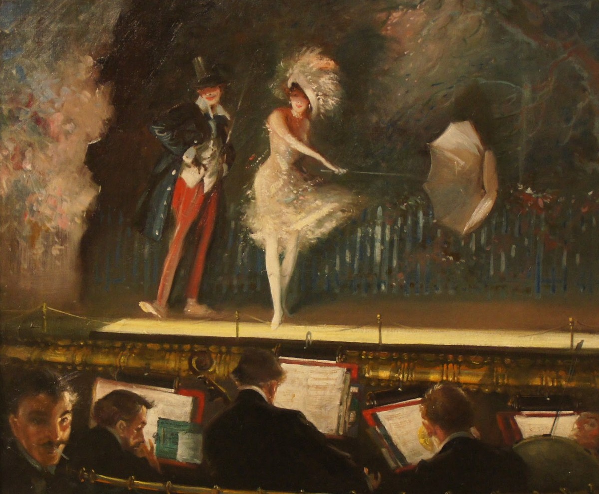 The Vaudeville Act by Everett Shinn