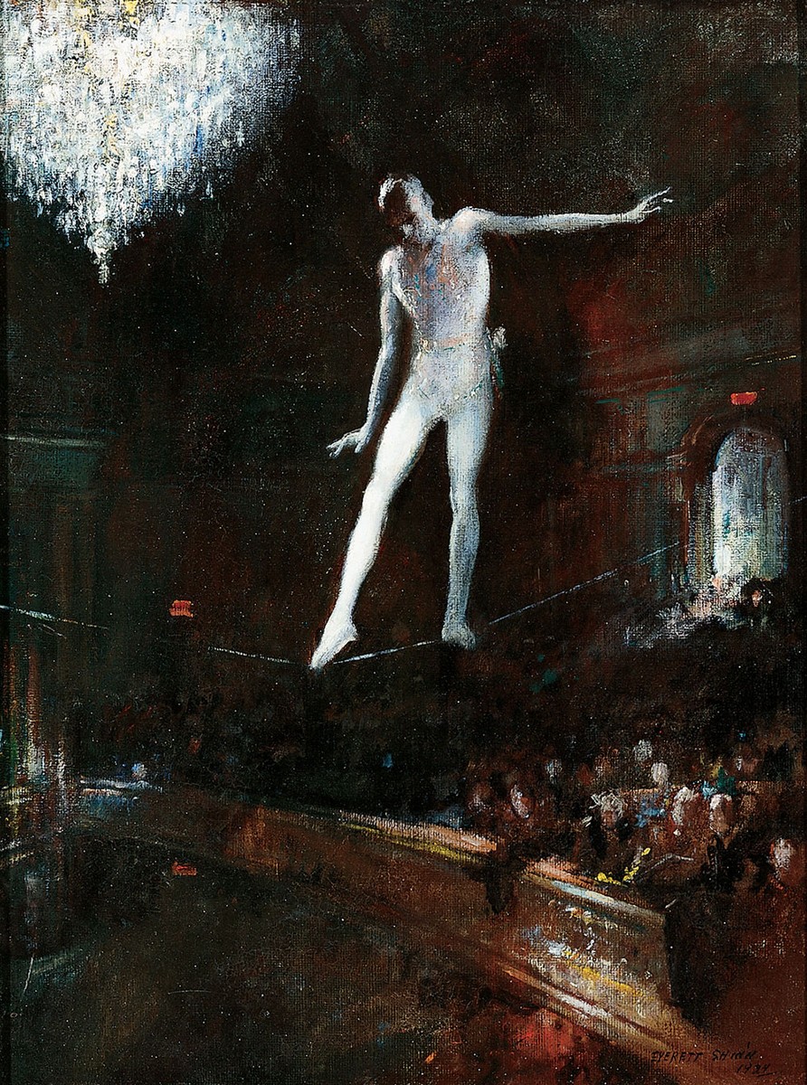 Tightrope Walker by Everett Shinn