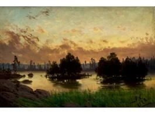 Evening Red by Fanny Churberg