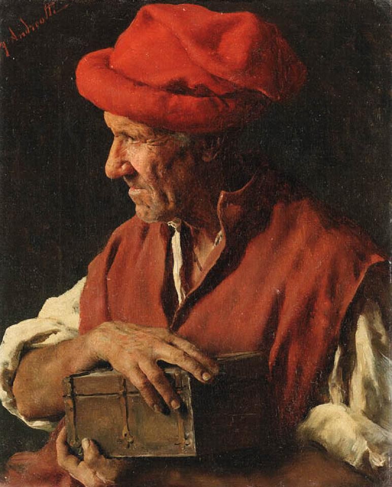 Portrait of a man by Federico Andreotti
