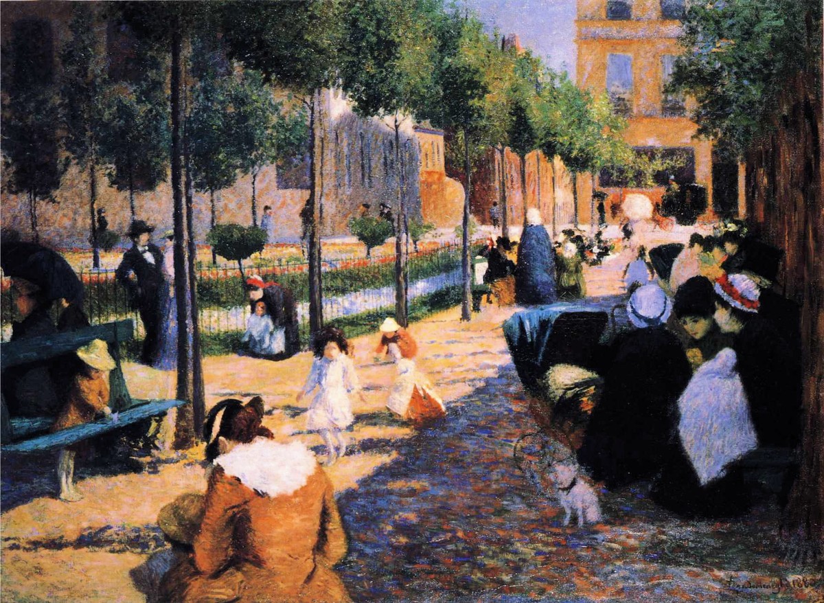 Place d'Anvers, Paris by Federico Zandomeneghi