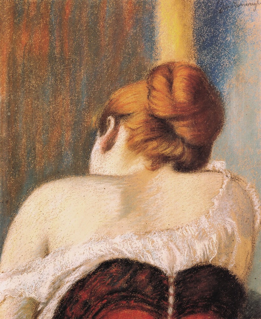 Woman in corset by Federico Zandomeneghi