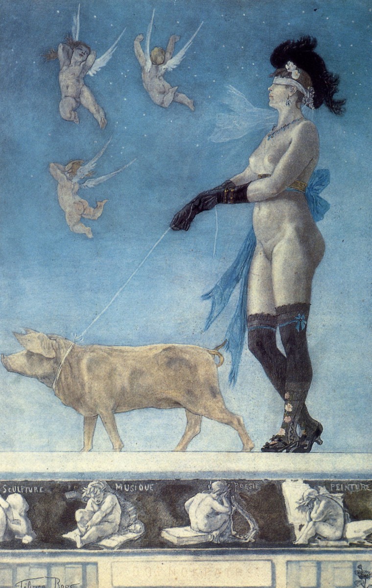 Pornocrates by Felicien Rops