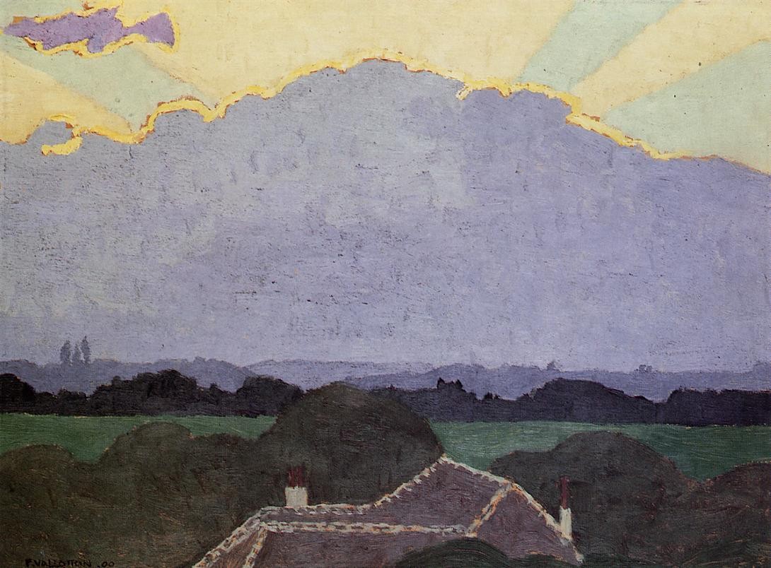 Cloud at Romanel by Felix Vallotton