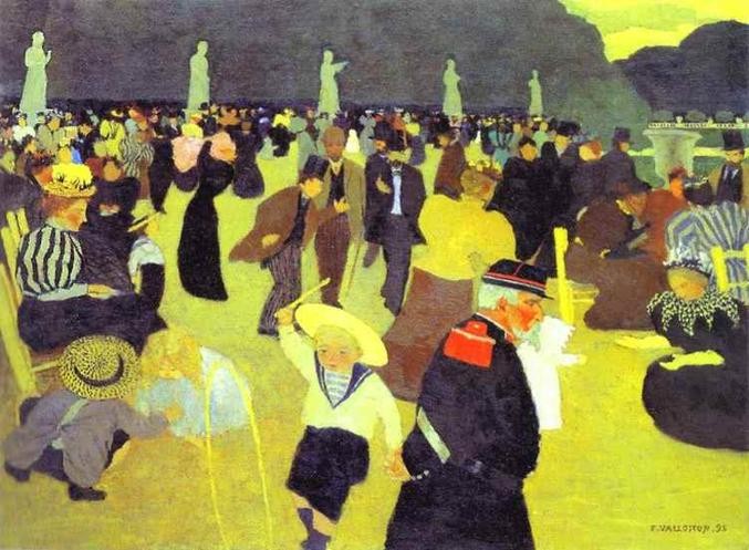 Luxembourg Garden by Felix Vallotton