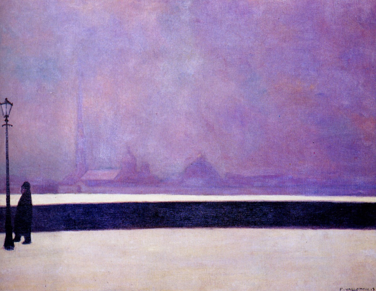 Neva, light fog by Felix Vallotton
