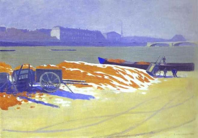 Red Sand and Snow by Felix Vallotton