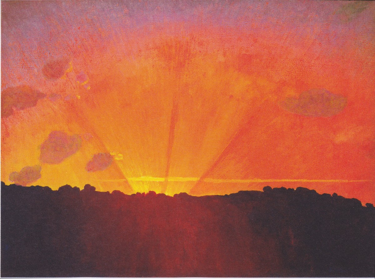 Sunset by Felix Vallotton