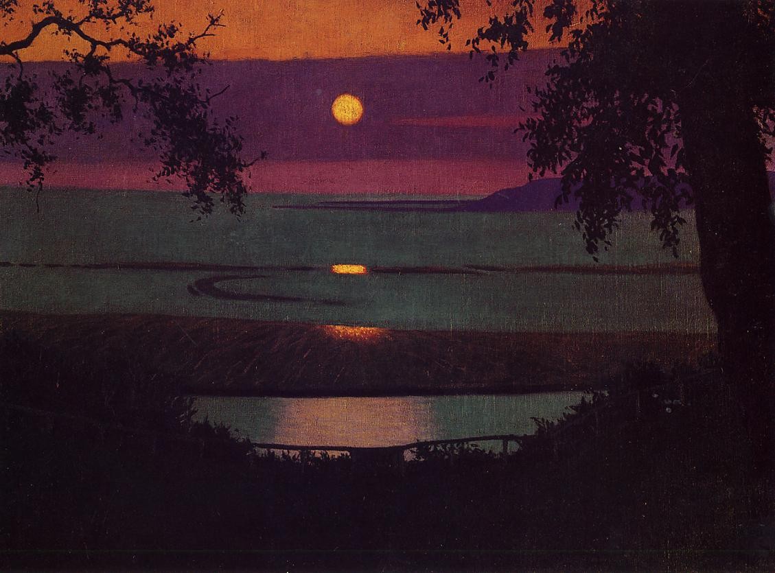 Sunset by Felix Vallotton