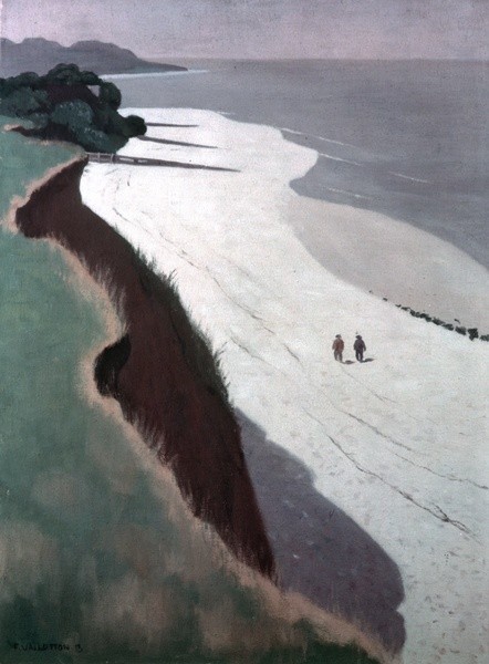 The Cliff and the White Shore by Felix Vallotton
