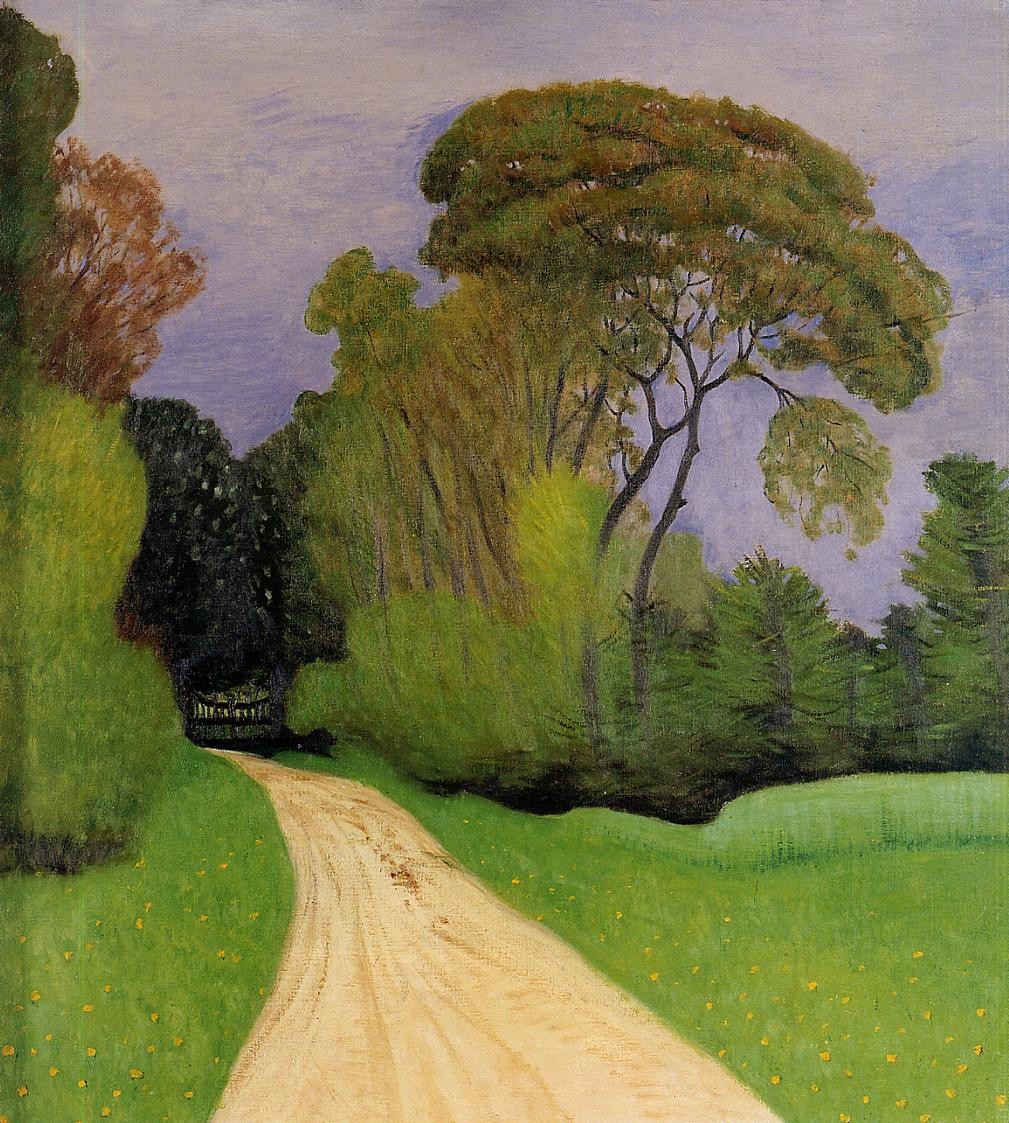 The Entrance to the Villa Beaulieu in Honfleur (also known as Before the Storm) by Felix Vallotton