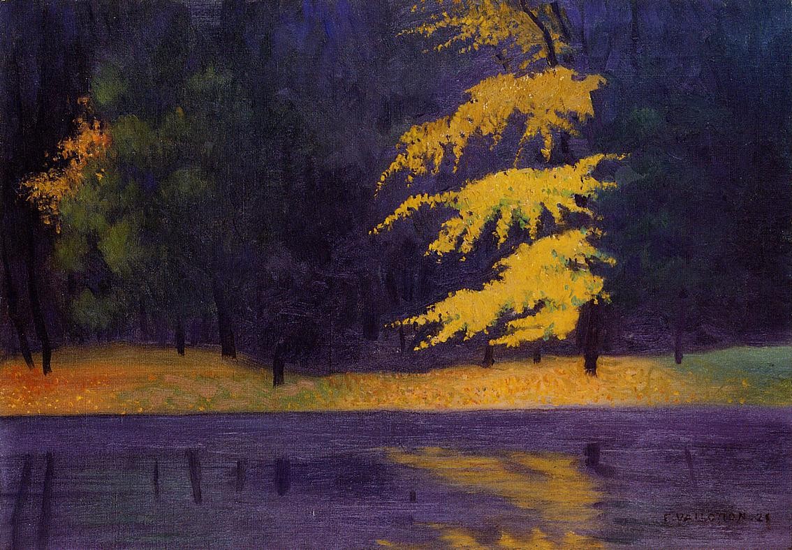 The Lake in the Bois de Boulogne by Felix Vallotton