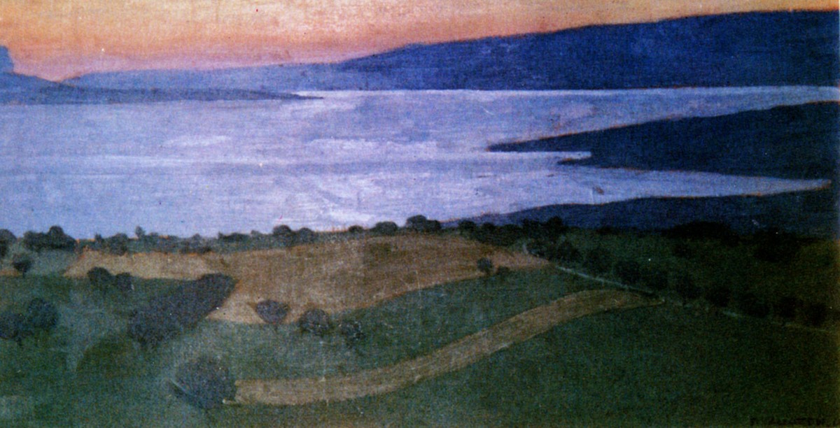 The Lake Lema, effect of the evening by Felix Vallotton