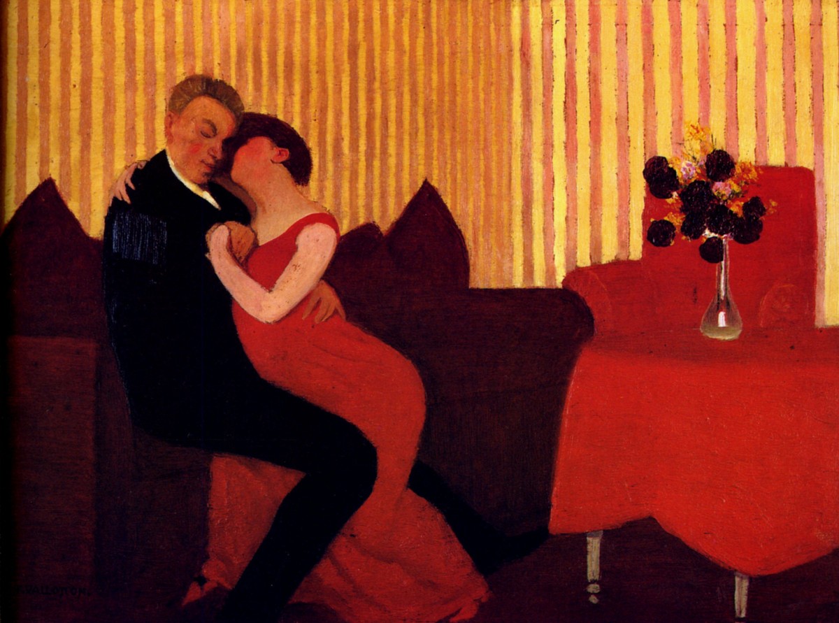 The Lie by Felix Vallotton