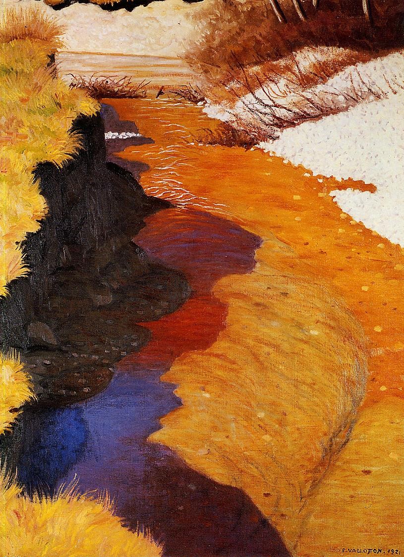 View of Cagne from Horseback by Felix Vallotton