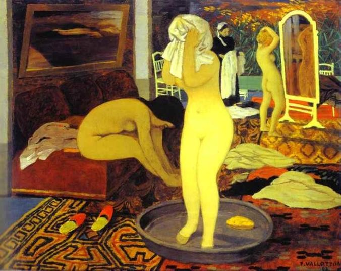 Women at Their Toilet Femmes leur toilette by Felix Vallotton