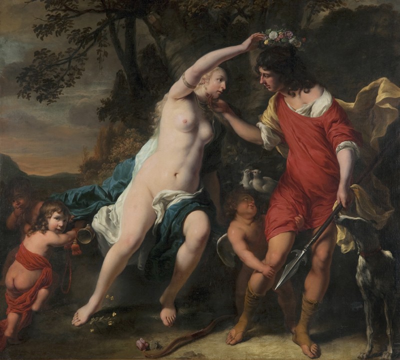 Venus and Adonis by Ferdinand Bol