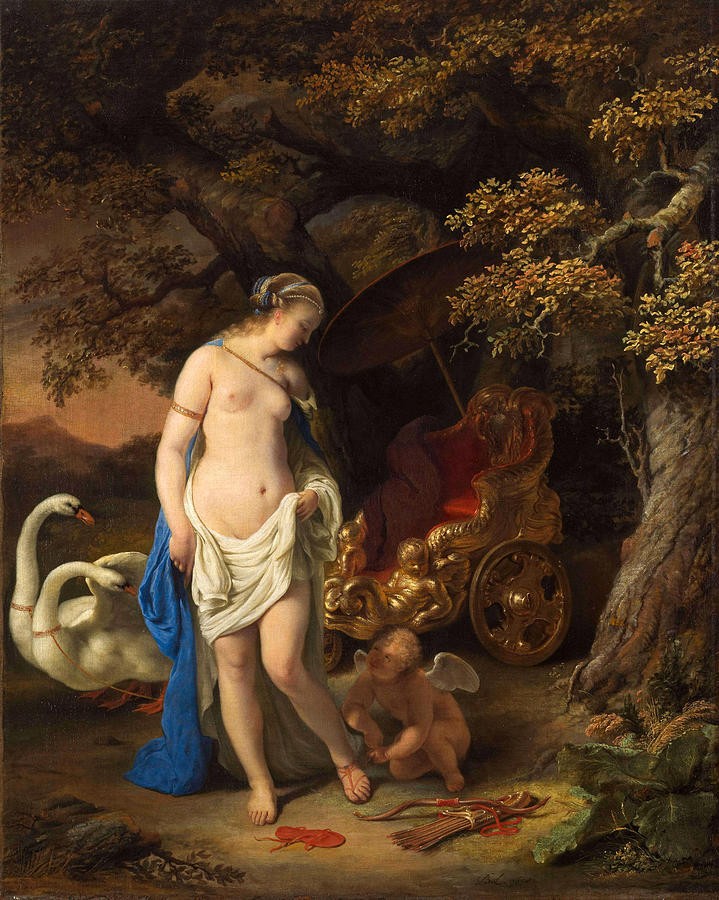 Venus and Cupid by Ferdinand Bol