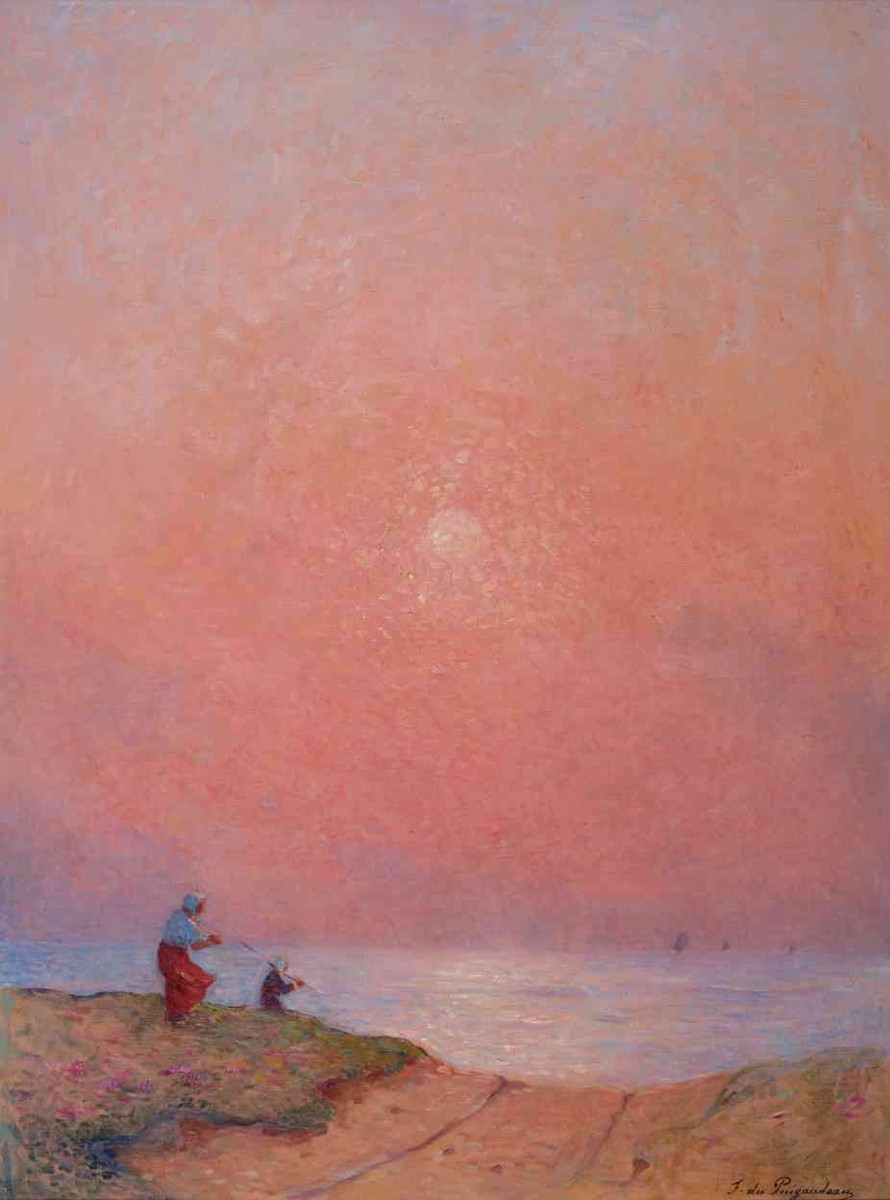 Bretonnes Au Bord De La Mer by Ferdinand du Puigaudeau