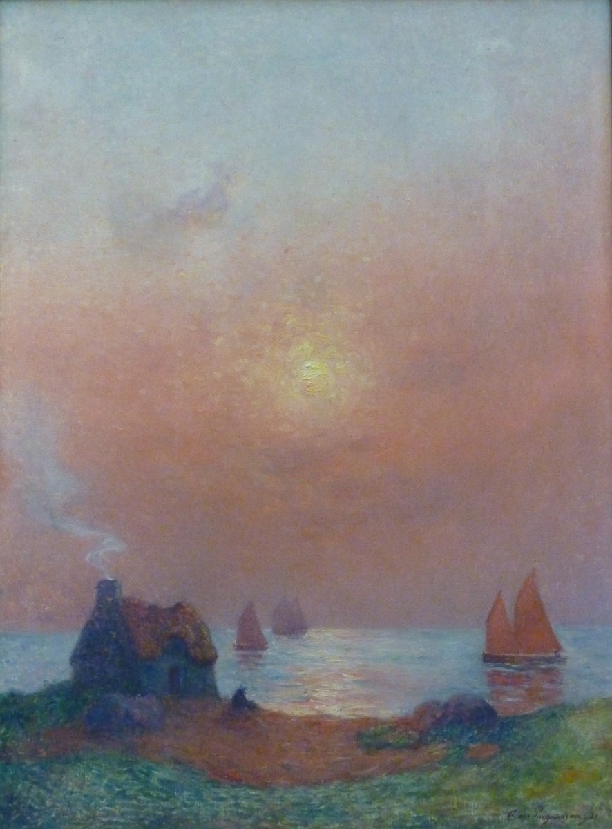 Paysage À La Chaumière by Ferdinand du Puigaudeau