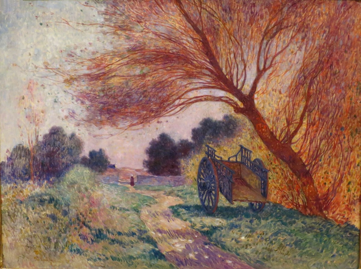 The Cart at the Side of the Path by Ferdinand du Puigaudeau