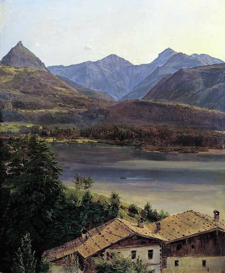 Der Wolfgangsee by Ferdinand Georg Waldmüller