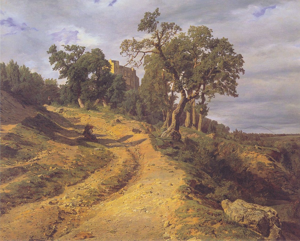 The ruin Lichtenstein at Mödling by Ferdinand Georg Waldmüller