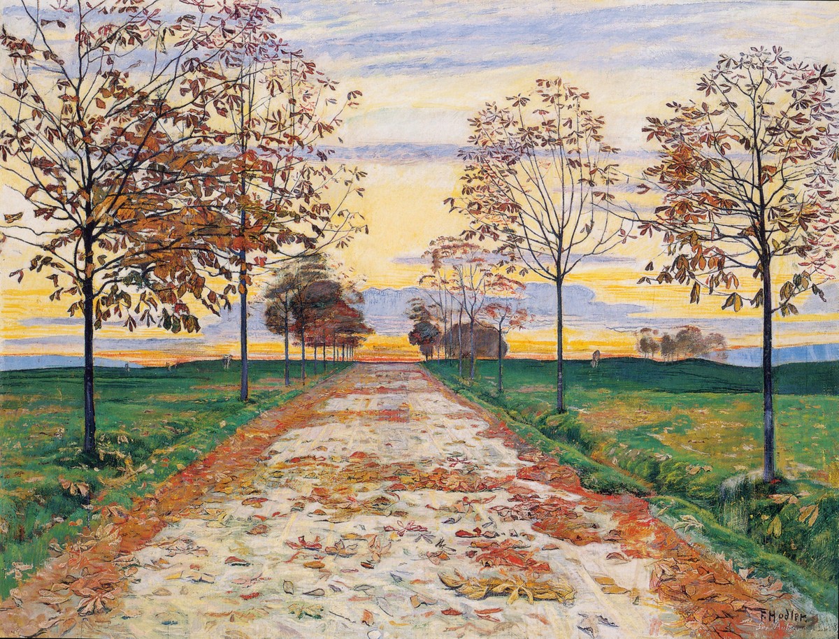 Autumn Evening by Ferdinand Hodler
