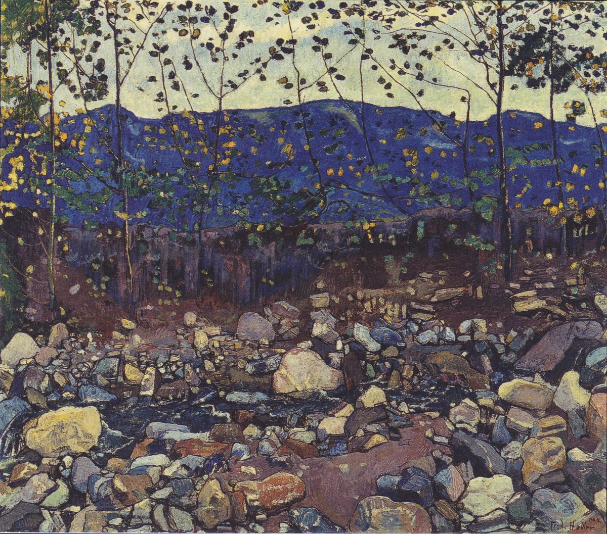 Forest Brook at Leissingen by Ferdinand Hodler