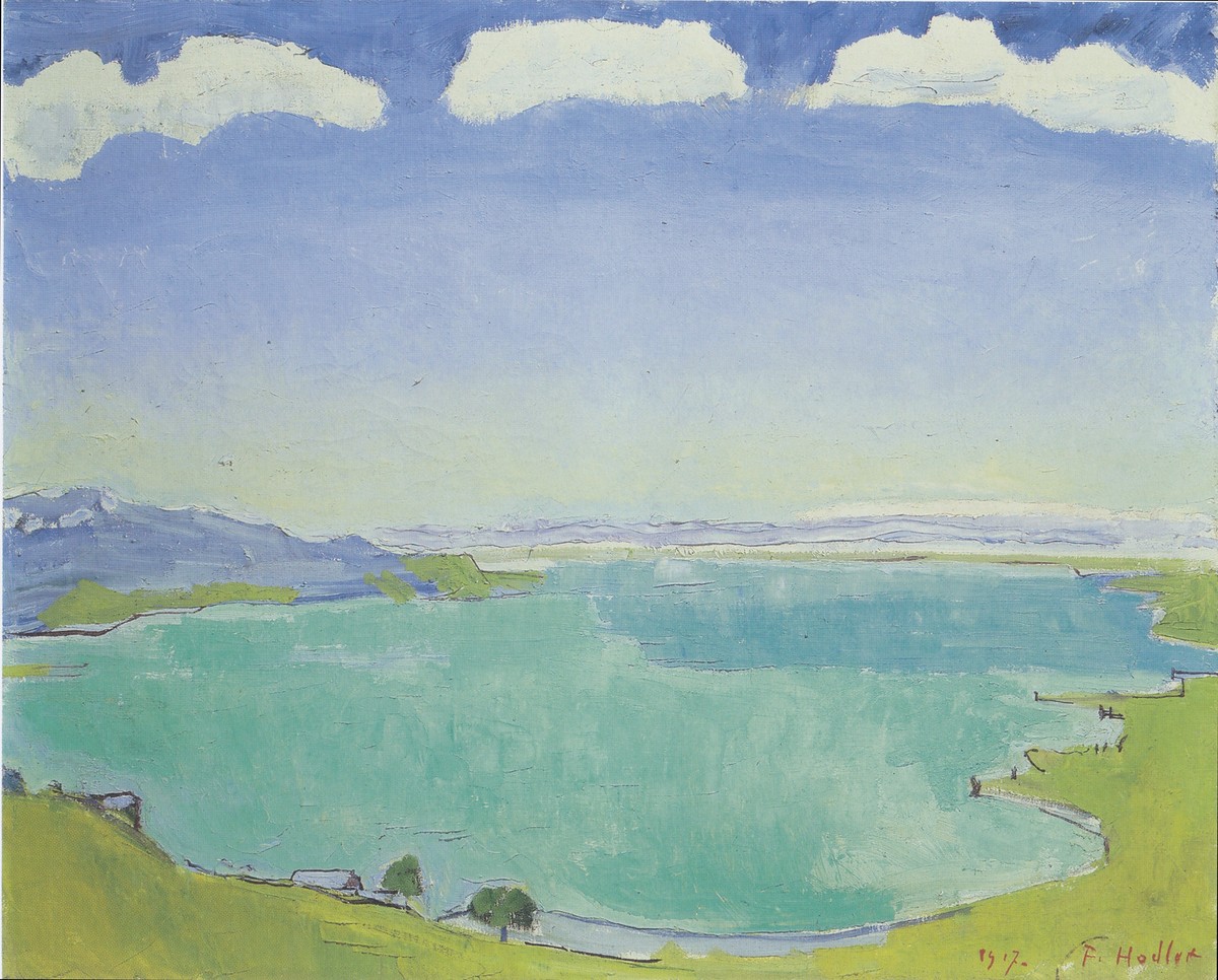 Lake Geneva from the Caux by Ferdinand Hodler