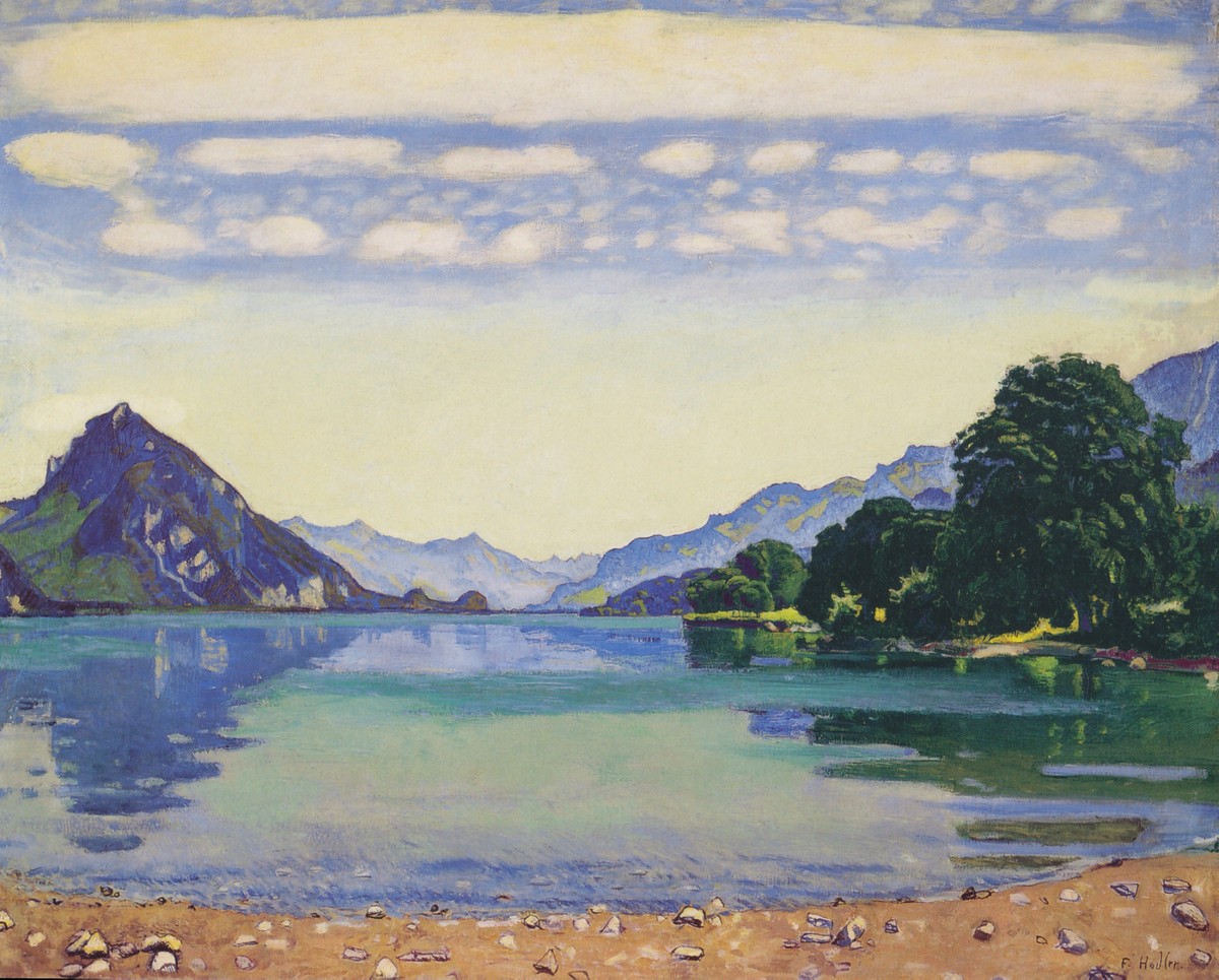 Lake Thun from Lessig by Ferdinand Hodler