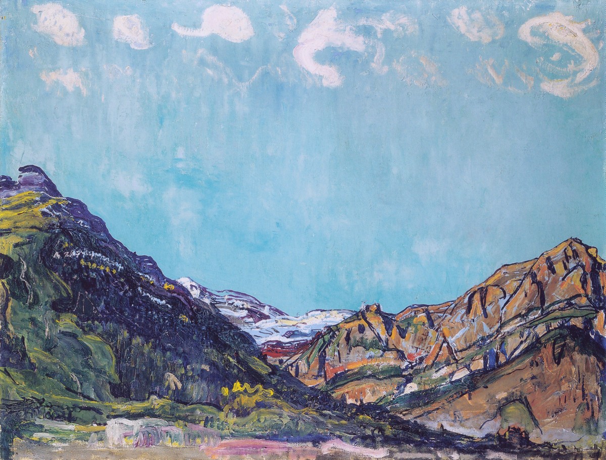 Landscape near Champery by Ferdinand Hodler