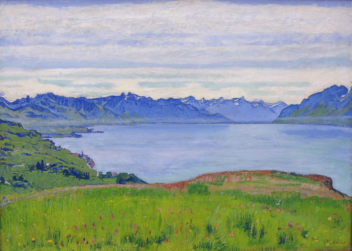 Landscape on Lake Geneva by Ferdinand Hodler