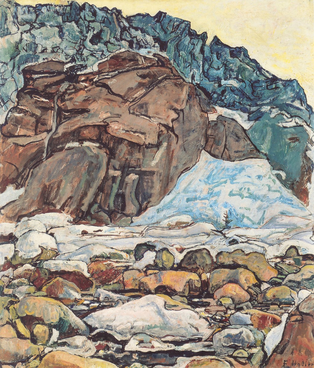 The Grindelwald glacier by Ferdinand Hodler