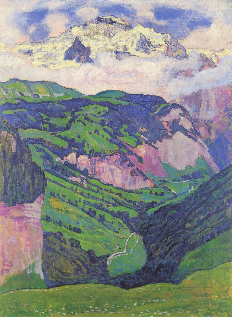 The Lady of the Isenfluh by Ferdinand Hodler