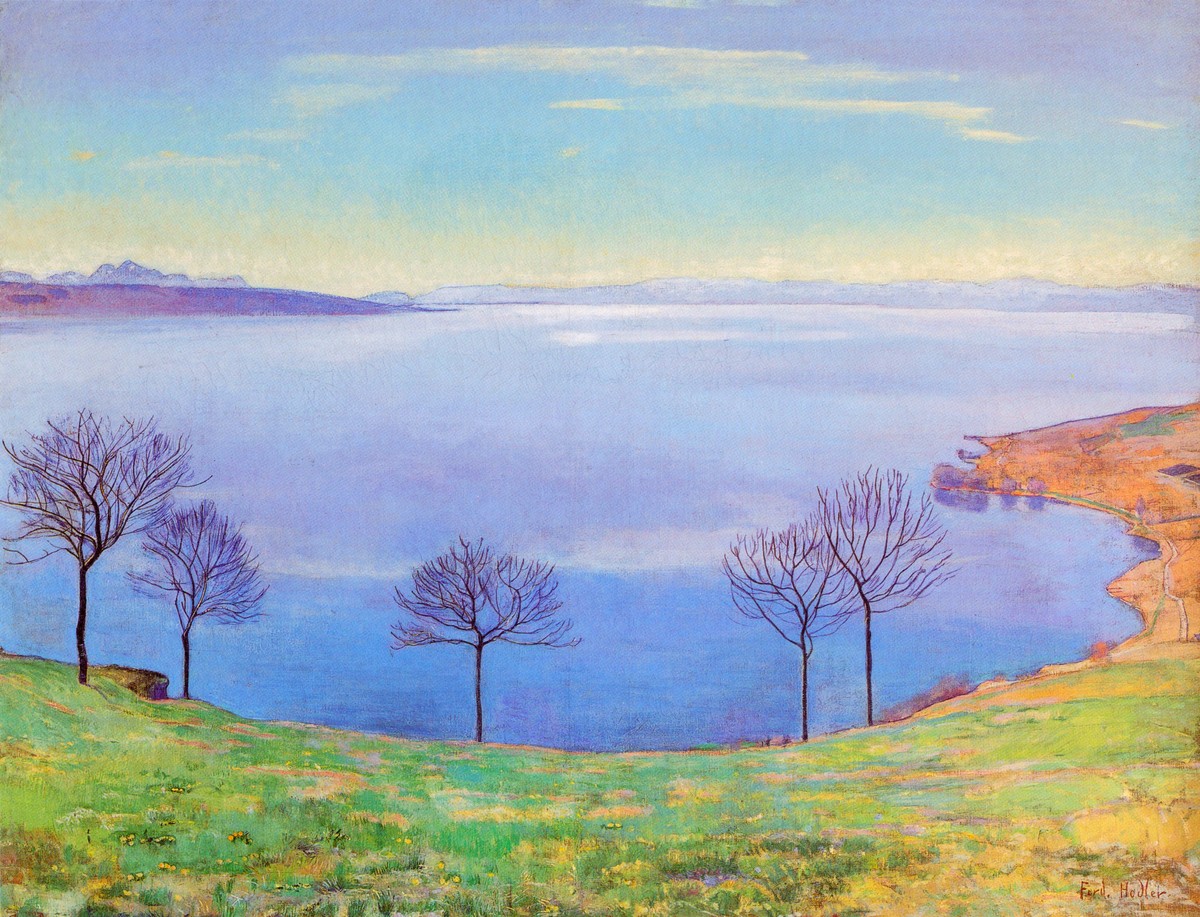 The Lake Geneva from Chexbres by Ferdinand Hodler