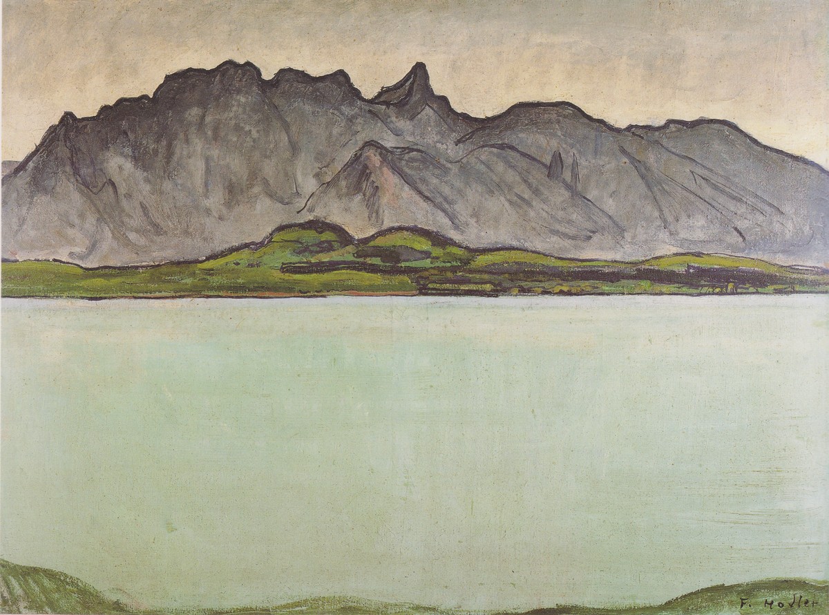 Thun, Stockhornkette by Ferdinand Hodler