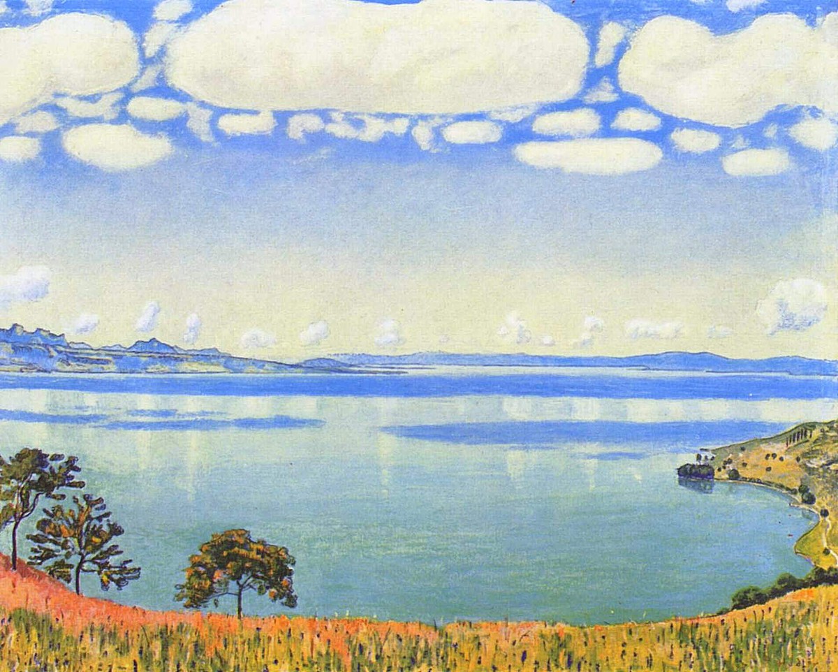 View of Lake Leman from Chexbres by Ferdinand Hodler