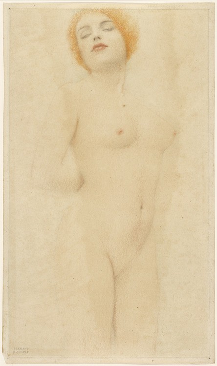 Aktstudie by Fernand Khnopff