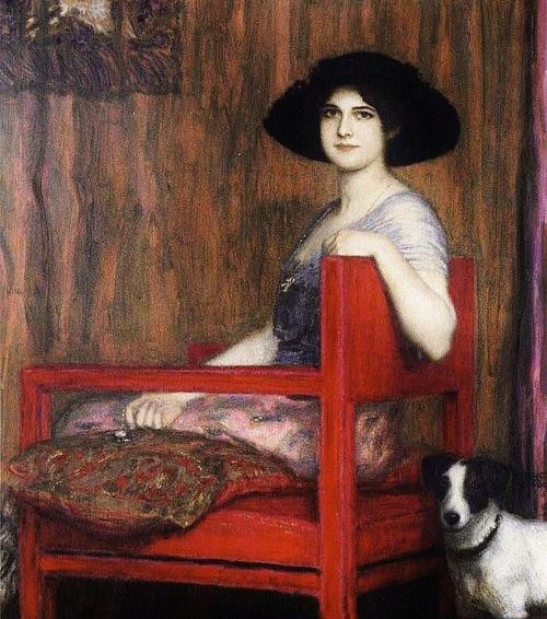 Mary von Stuck by Fernand Khnopff