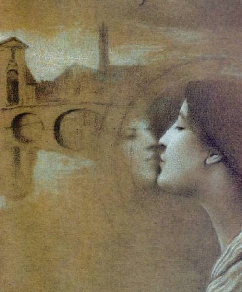 My Heart Cries for the Past by Fernand Khnopff