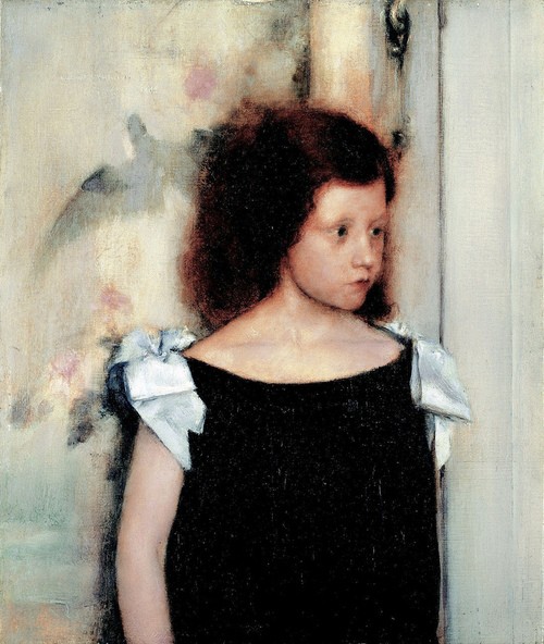 Portrait of gabrielle braun by Fernand Khnopff