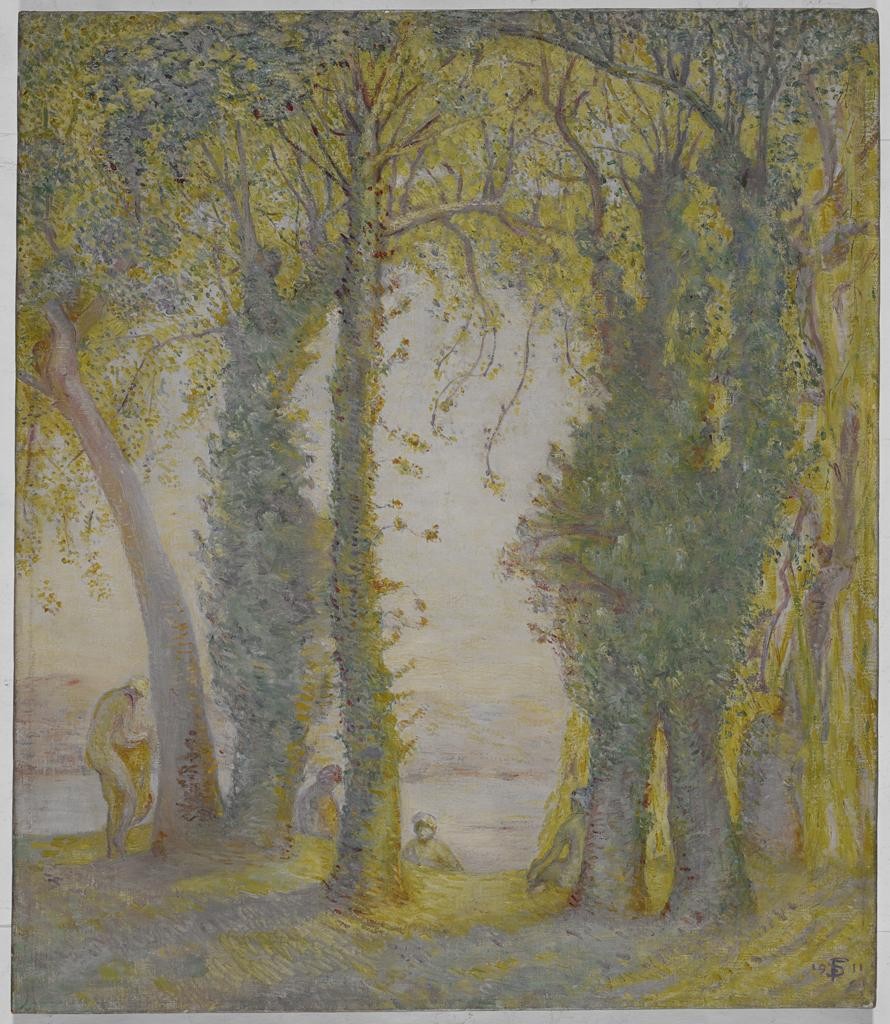 Landscape No. 2 with Bathers by Florine Stettheimer