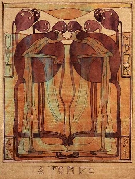 A Pond by Frances Macdonald