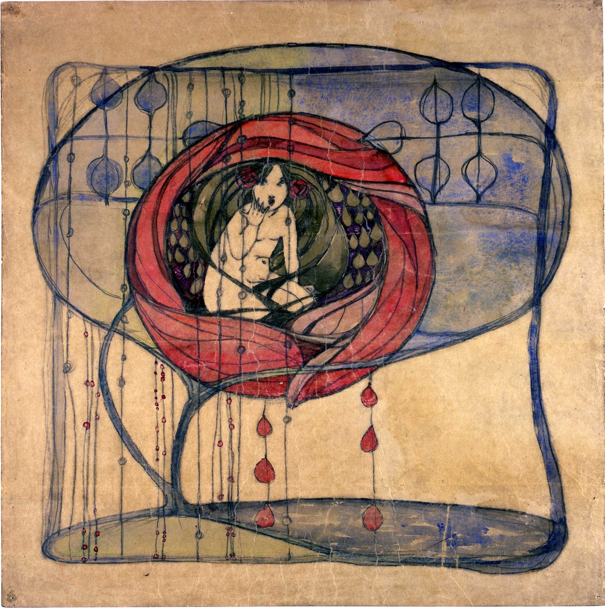 Girl in a Tree by Frances Macdonald