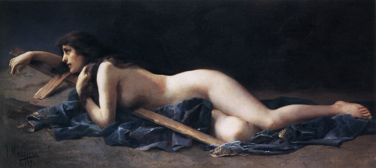 Penitent Magdalene by Francesc Masriera