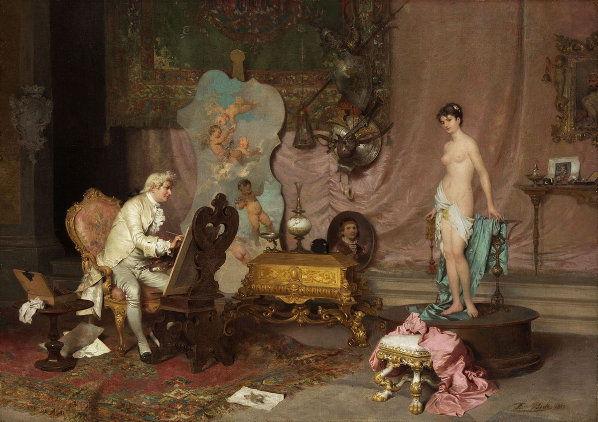 The Artist's Model by Francesco Beda