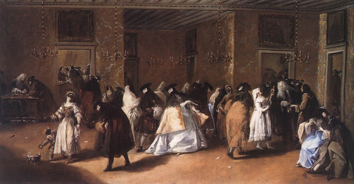 Masked Meeting by Francesco Guardi